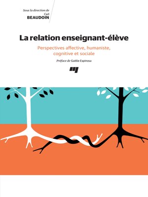 cover image of La relation enseignant-élève